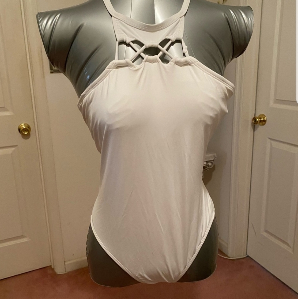 La Blanca high neck one piece